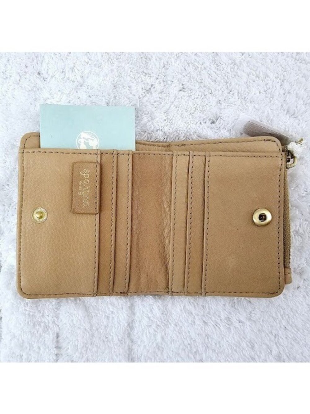 SPARTINA 449 Siren Carrie Putty Suede Leather Crossbody & La Petite Wallet NWT - Picture 16 of 16